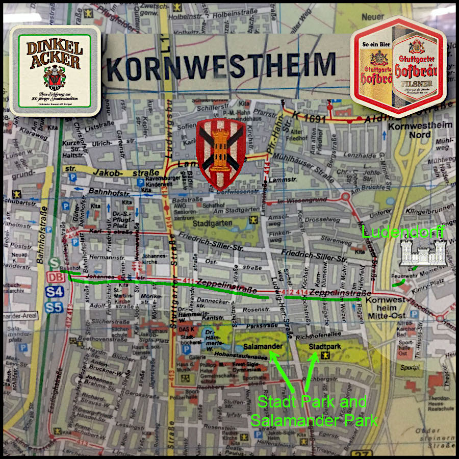 Kornwestheim Map